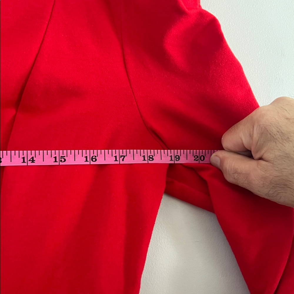 JohnPaulRichard Chic Tangerine Zip Up Jacket Ruched Sleeves Size S - Picture 7 of 10